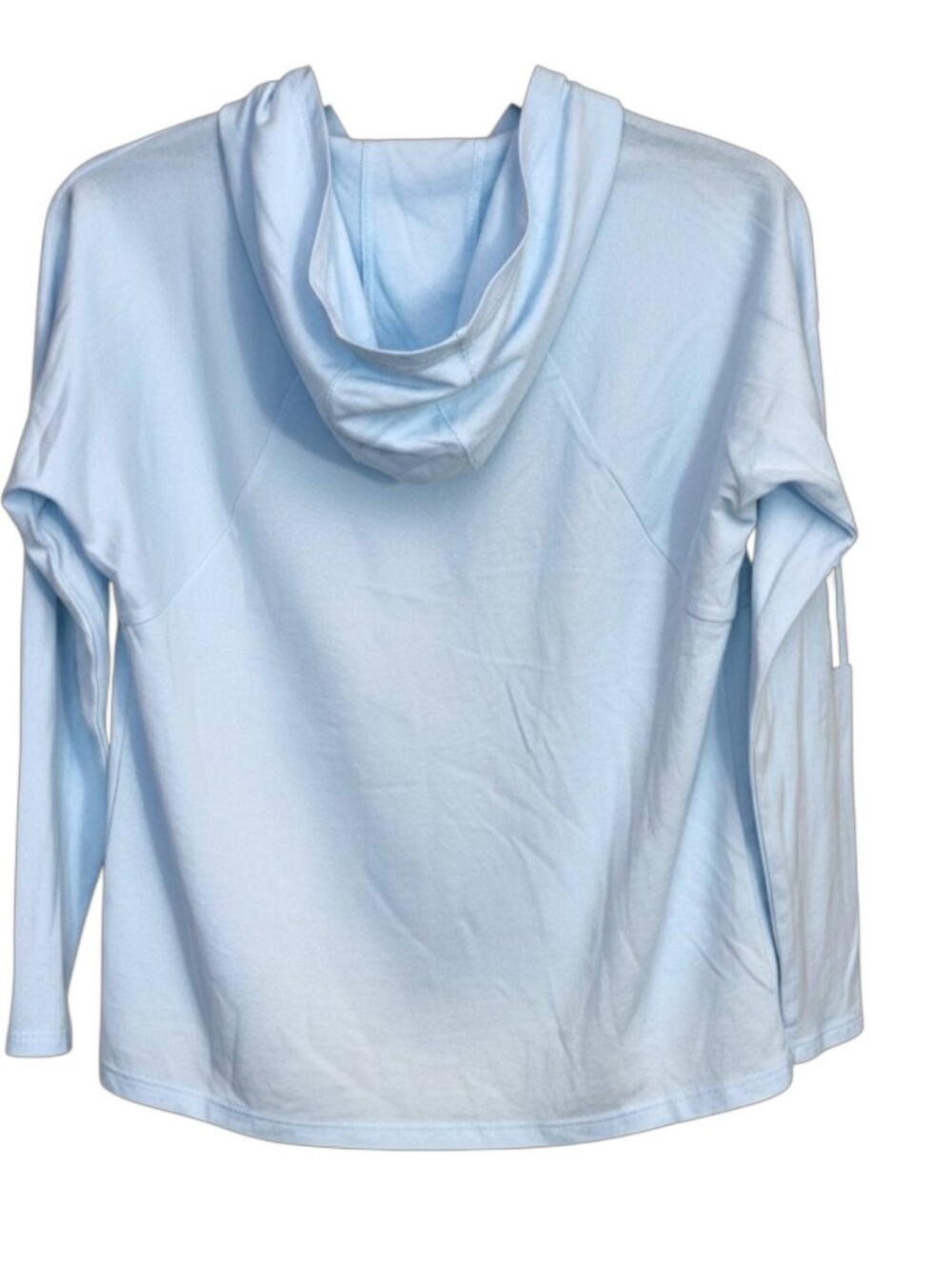 NWT- Adidas Pale Blue Hoodie with Black Outlined Logo - Picture 3 of 3